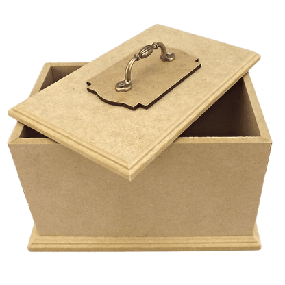 Caixa em MDF Base com Alça 10x16x9cm - Palácio da Arte