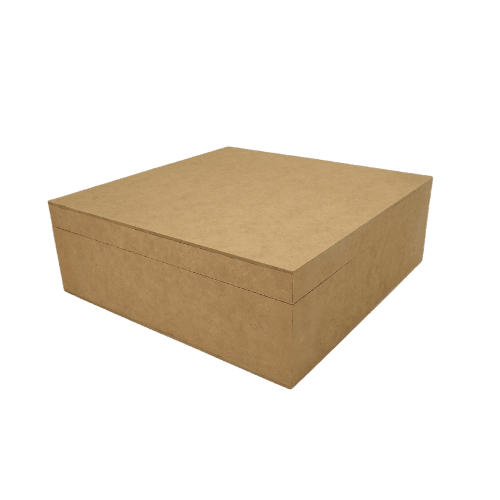 Caixa em MDF com Dobradiça Alta 30x30x10,5cm 9 Divisões - Palácio da Arte