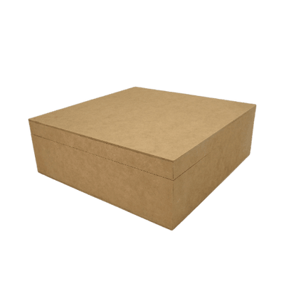 Caixa em MDF com Dobradiça Alta 30x30x10,5cm 9 Divisões - Palácio da Arte