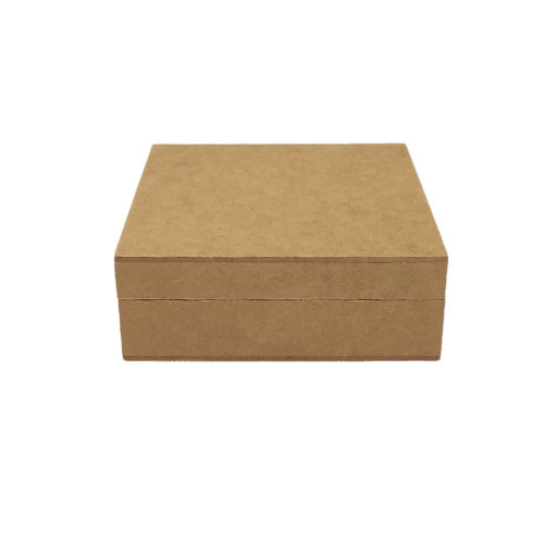Caixa em MDF com Dobradiça Baixa 15x15x5,5cm 4 Divisões - Palácio da Arte