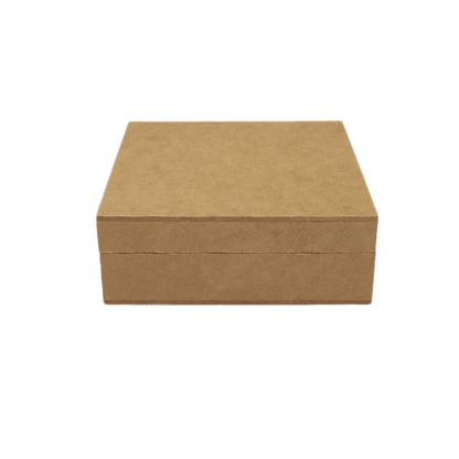 Caixa em MDF com Dobradiça Baixa 15x15x5,5cm 4 Divisões - Palácio da Arte