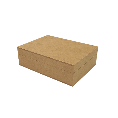 Caixa em MDF com Dobradiça Baixa 17x13x5,5cm 4 divisões - Palácio da Arte