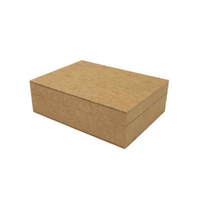 Caixa em MDF com Dobradiça Baixa 17x13x5,5cm 4 divisões - Palácio da Arte