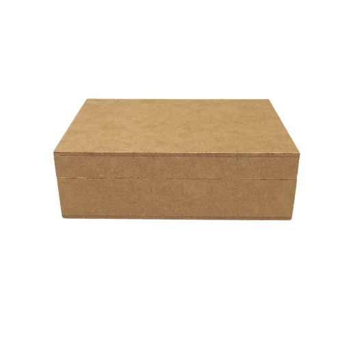 Caixa em MDF com Dobradiça Baixa 17x13x5,5cm 4 divisões - Palácio da Arte