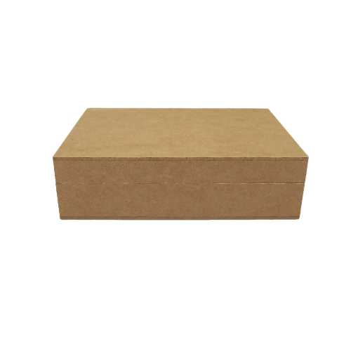 Caixa em MDF com Dobradiça Baixa 20x15x5,5cm 4 divisões - Palácio da Arte