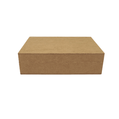 Caixa em MDF com Dobradiça Baixa 20x15x5,5cm 4 divisões - Palácio da Arte