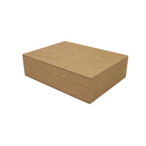Caixa em MDF com Dobradiça Baixa 20x15x5,5cm 4 divisões - Palácio da Arte