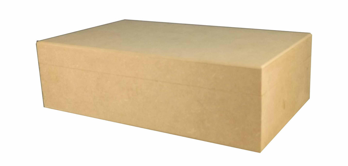 Caixa em MDF Maquiagem e Joias com Espelho e Divisões 30x19x9cm - Palácio da Arte