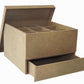 Caixa em MDF Tampa de Sapato com Gaveta 23x23x15cm e 9 divisões - Palácio da Arte