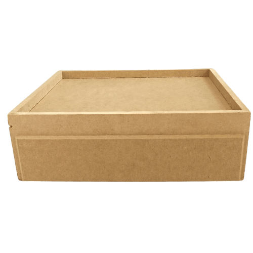 Caixa Gin em MDF com Gaveta e 8 Potes 10x26x31cm - Palácio da Arte