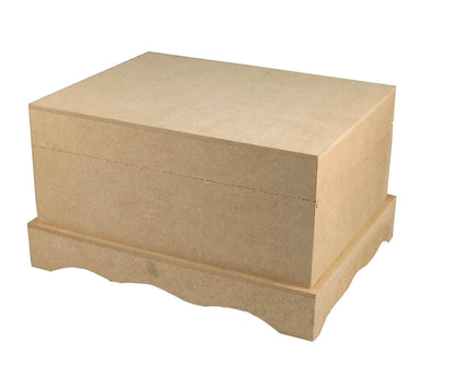 Caixa Holandesa em MDF 6 Divisões e Dobradiça 20x15x12cm - Palácio da Arte
