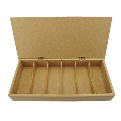 Caixa Óculos em MDF 41x19,5x6cm com 6 divisões - Palácio da Arte