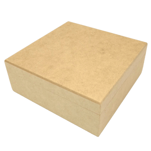 Caixa Porta Óleo Essencial em MDF 7x17x17cm com 16 Divisórias - Palácio da Arte