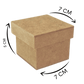 Caixa Tampa de Sapato 7x7x5cm em MDF - Palácio da Arte
