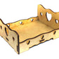Miniatura Cama Coração 20x11cm em MDF - Palácio da Arte