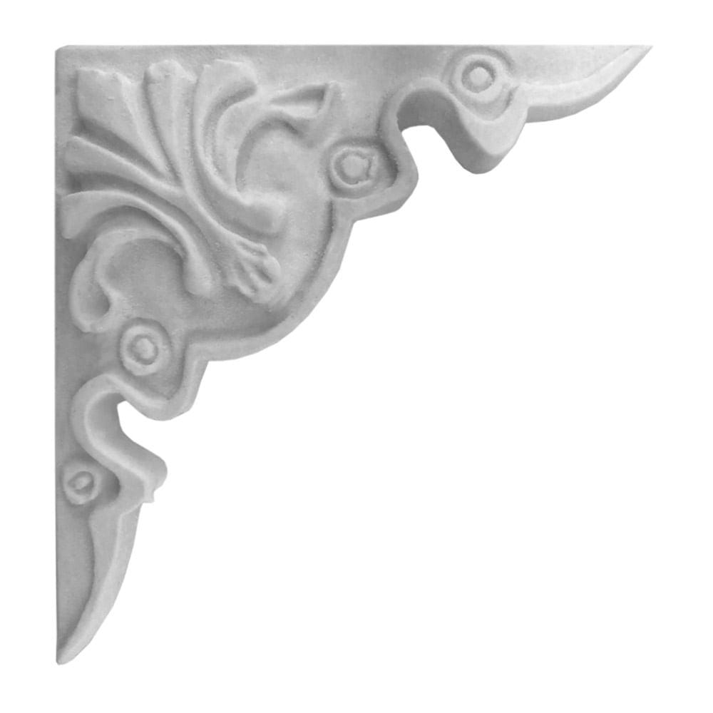 Cantoneira Reta 7x7,5x1,5cm Resina - Palácio da Arte
