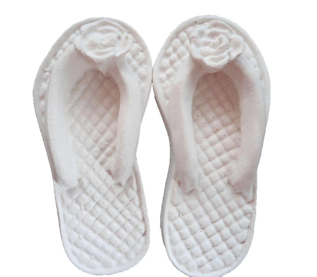 Chinelo 7,7x3,5x1,5cm Resina - Palácio da Arte