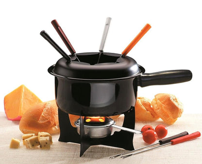 Conjunto para Fondue 10 peças Brinox Preto 1214/116 - Palácio da Arte