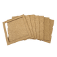 Cubo em MDF 25x25x25cm Encaixe Desmontável com Moldura - Palácio da Arte