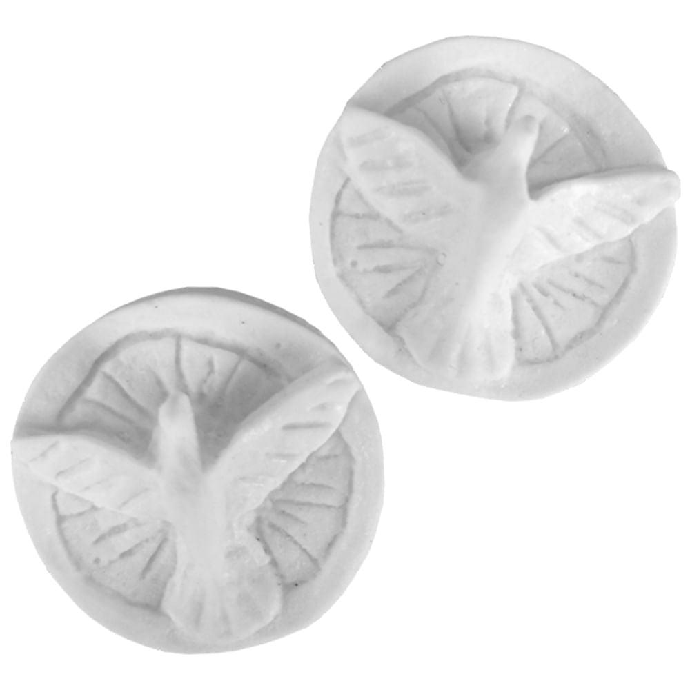 Divino Camafeu 2,5x2,5cm com 2 unidades Resina - Palácio da Arte