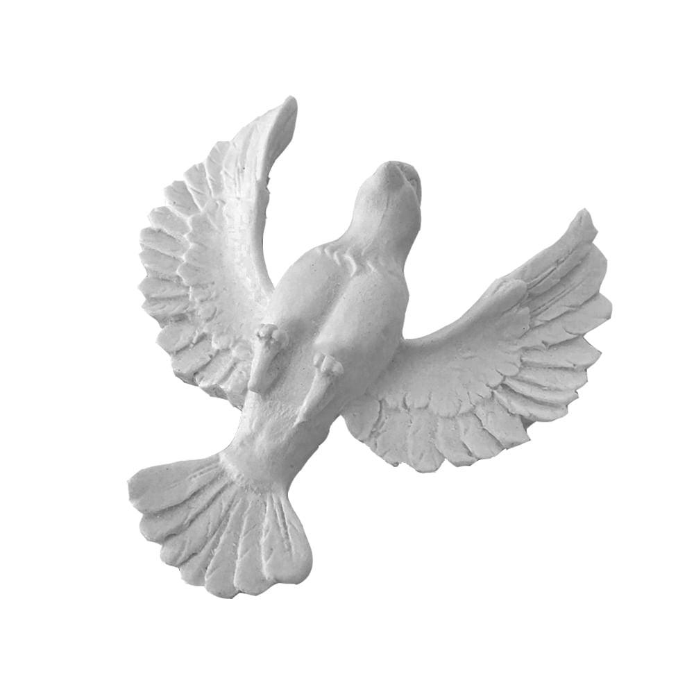 Divino Espírito Santo Asa de Anjo 11x10,5cm Resina - Palácio da Arte