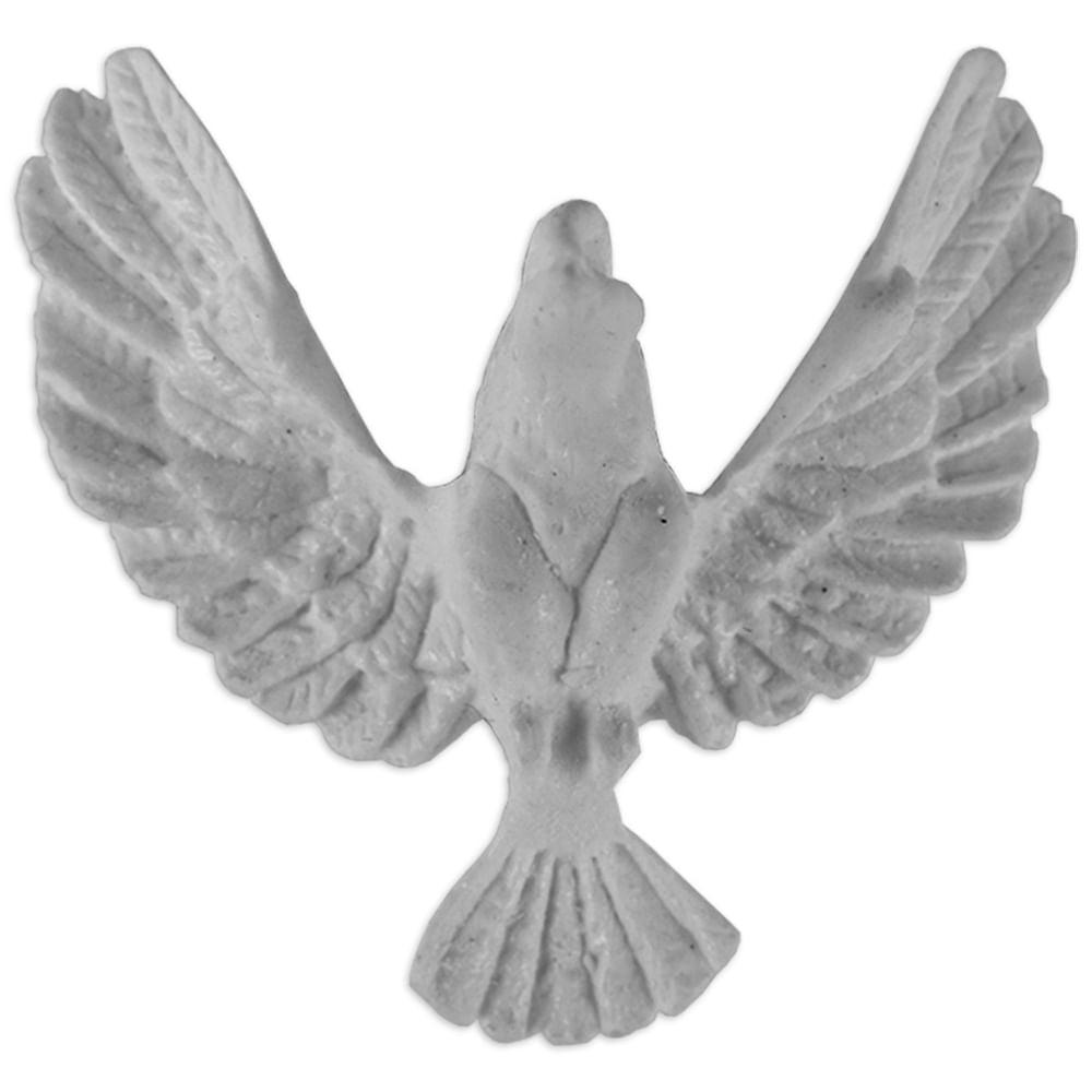 Divino Espírito Santo Asa de Anjo 4,5x5cm com 2 unidades Resina - Palácio da Arte