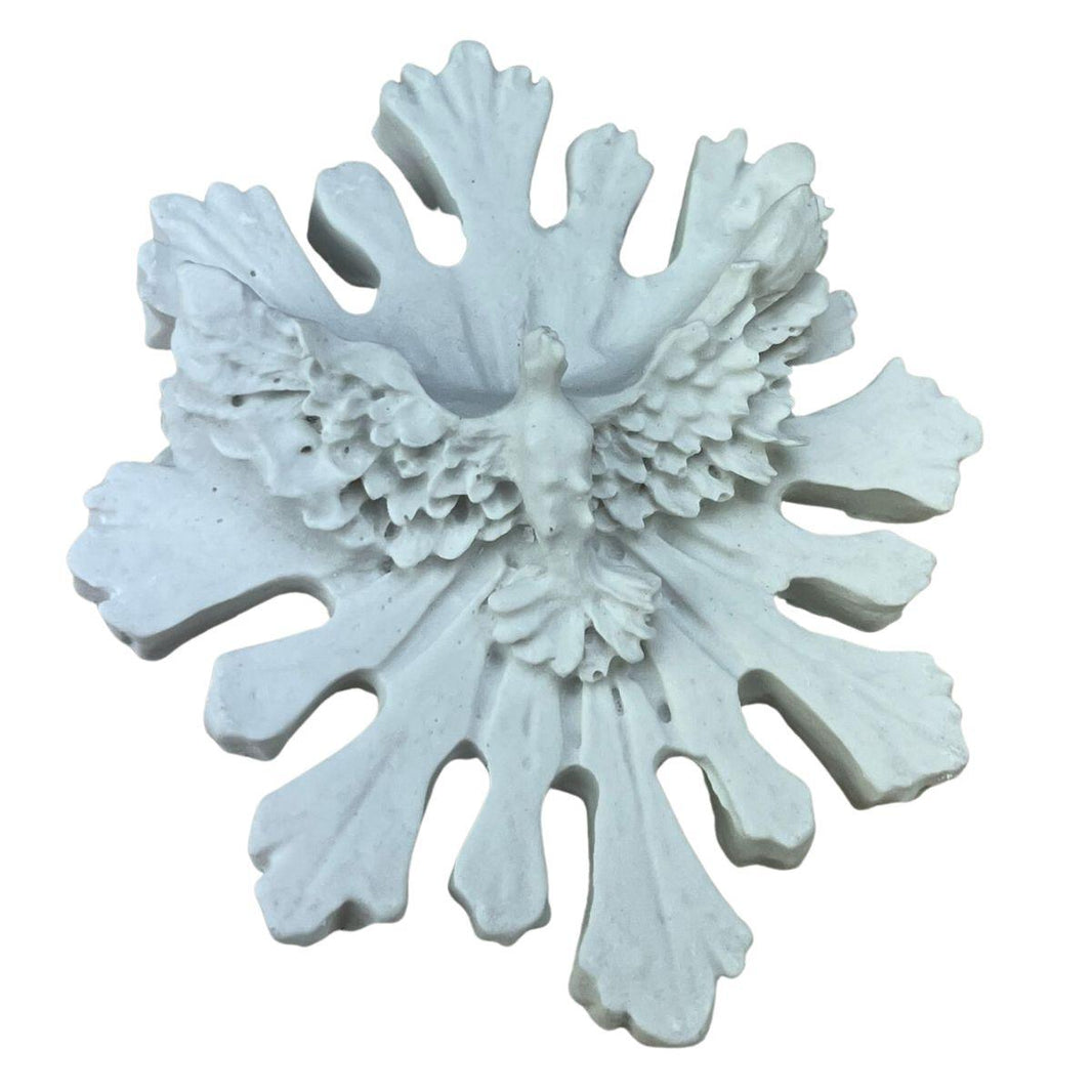 Divino Espírito Santo com Ostensório 7,5x6,5cm Resina - Palácio da Arte