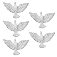 Divino Espírito Santo Ornamento 3x4,2x1cm com 5 unidades Resina - Palácio da Arte