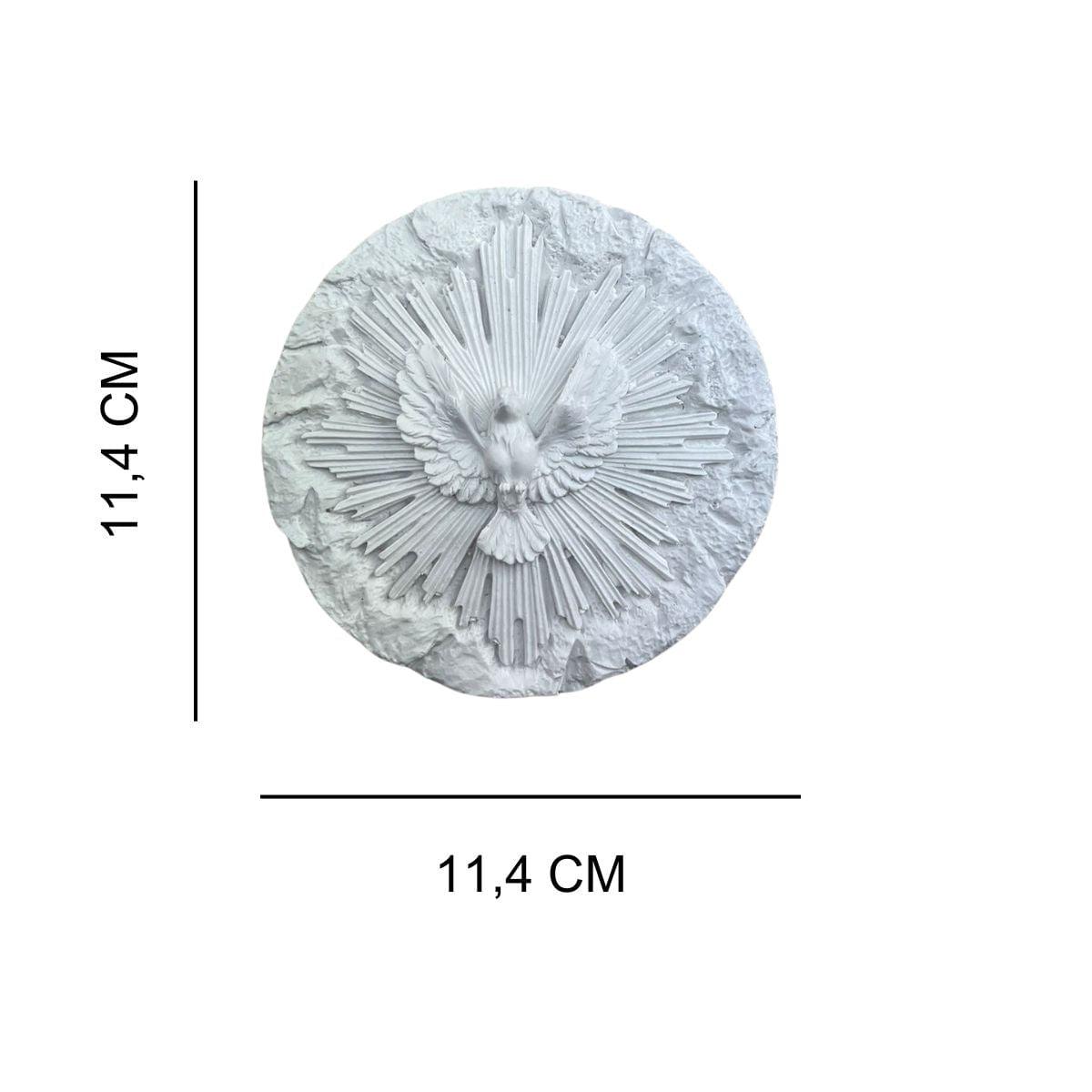 Divino Redondo com Ostensório 11,4x11,2cm Resina - Palácio da Arte