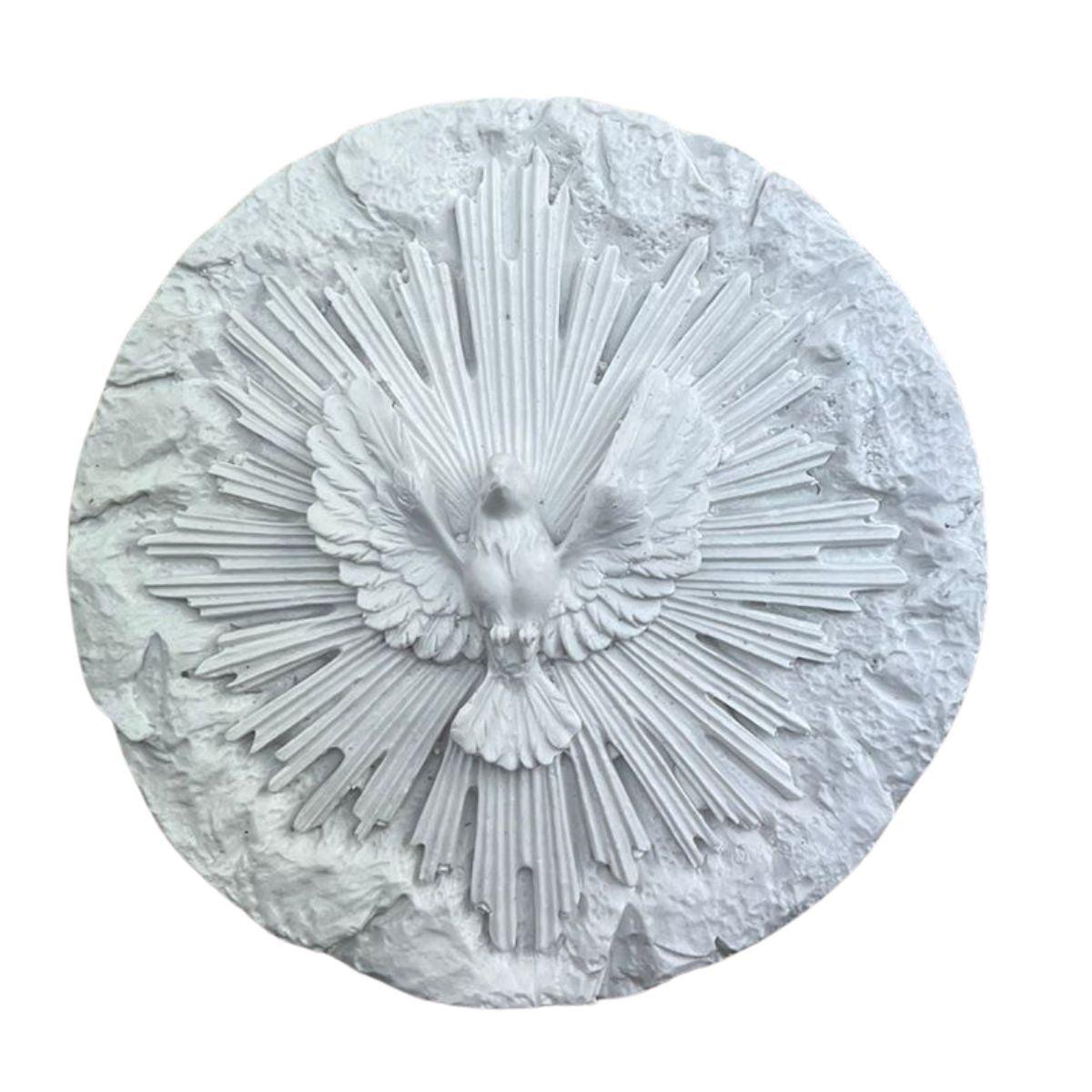 Divino Redondo com Ostensório 11,4x11,2cm Resina - Palácio da Arte