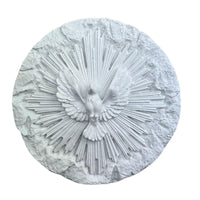 Divino Redondo com Ostensório 11,4x11,2cm Resina - Palácio da Arte