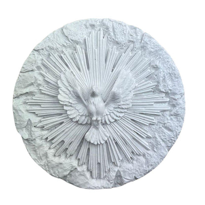 Divino Redondo com Ostensório 11,4x11,2cm Resina - Palácio da Arte