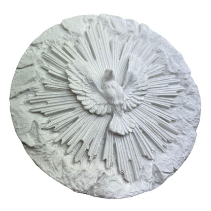Divino Redondo com Ostensório 11,4x11,2cm Resina - Palácio da Arte