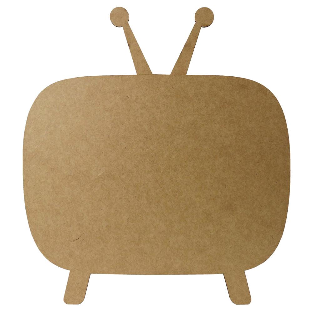 Enfeite de Mesa TV Retro 27,5x23x11,2cm em MDF - Palácio da Arte