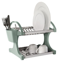 Escorredor de Pratos e Talheres Brinox para 12 Pratos Menta 2104/290 - Palácio da Arte
