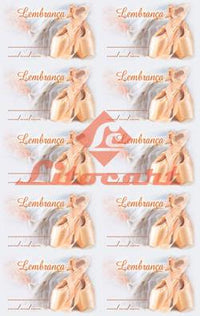 Etiqueta para Lembrançinhas LL-018 Nascimento com 100 unidades Litocart - Palácio da Arte