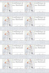Etiqueta para Lembrançinhas LL-050 Batizado com 100 unidades Litocart - Palácio da Arte
