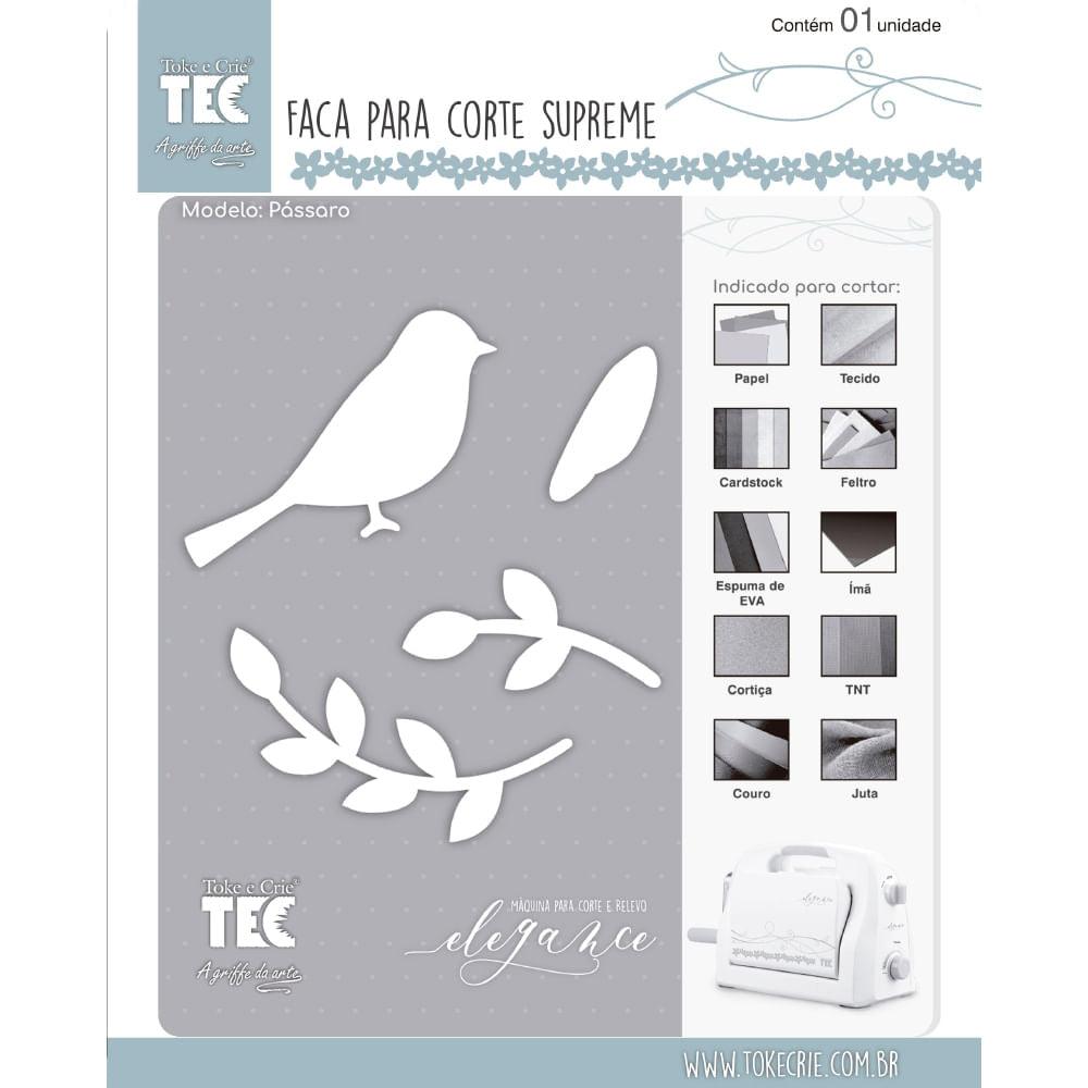 Faca de Corte FCS004 Pássaro Supreme Elegance Toke e Crie - Palácio da Arte