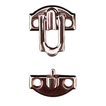 Fecho Pasta em Metal Cobre 2,3x2,1cm Kit com 2 peças - Palácio da Arte