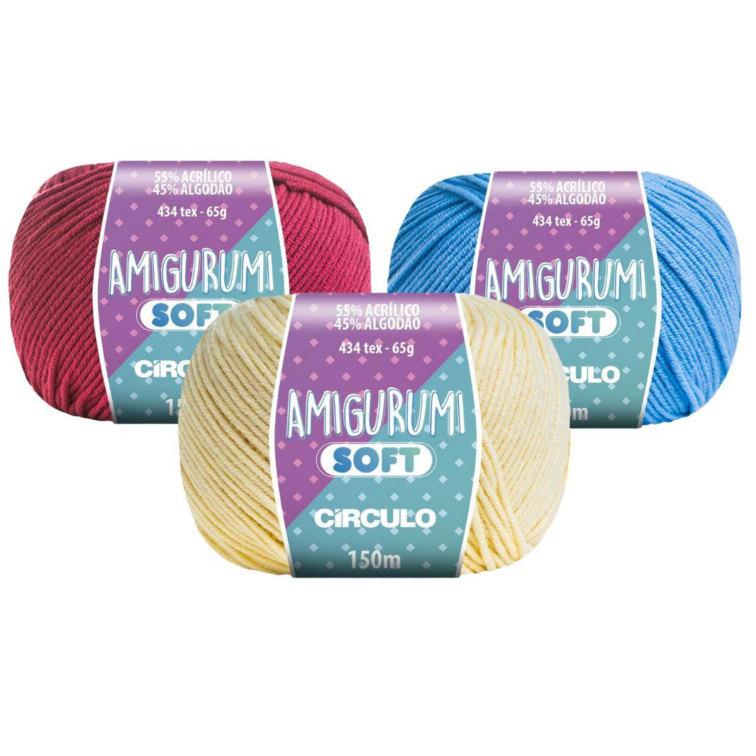 Fio Amigurumi Círculo Soft 65g com 150m - Palácio da Arte