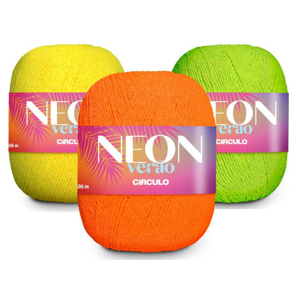 Fio Neon Verão Círculo 150g com 406m - Palácio da Arte
