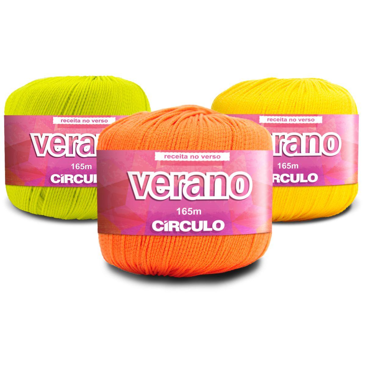 Fio Verano Círculo 50g com 165m - Palácio da Arte