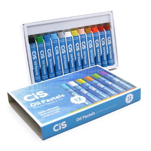 Giz Oil Pastel Cis com 12 Cores – Palácio da Arte