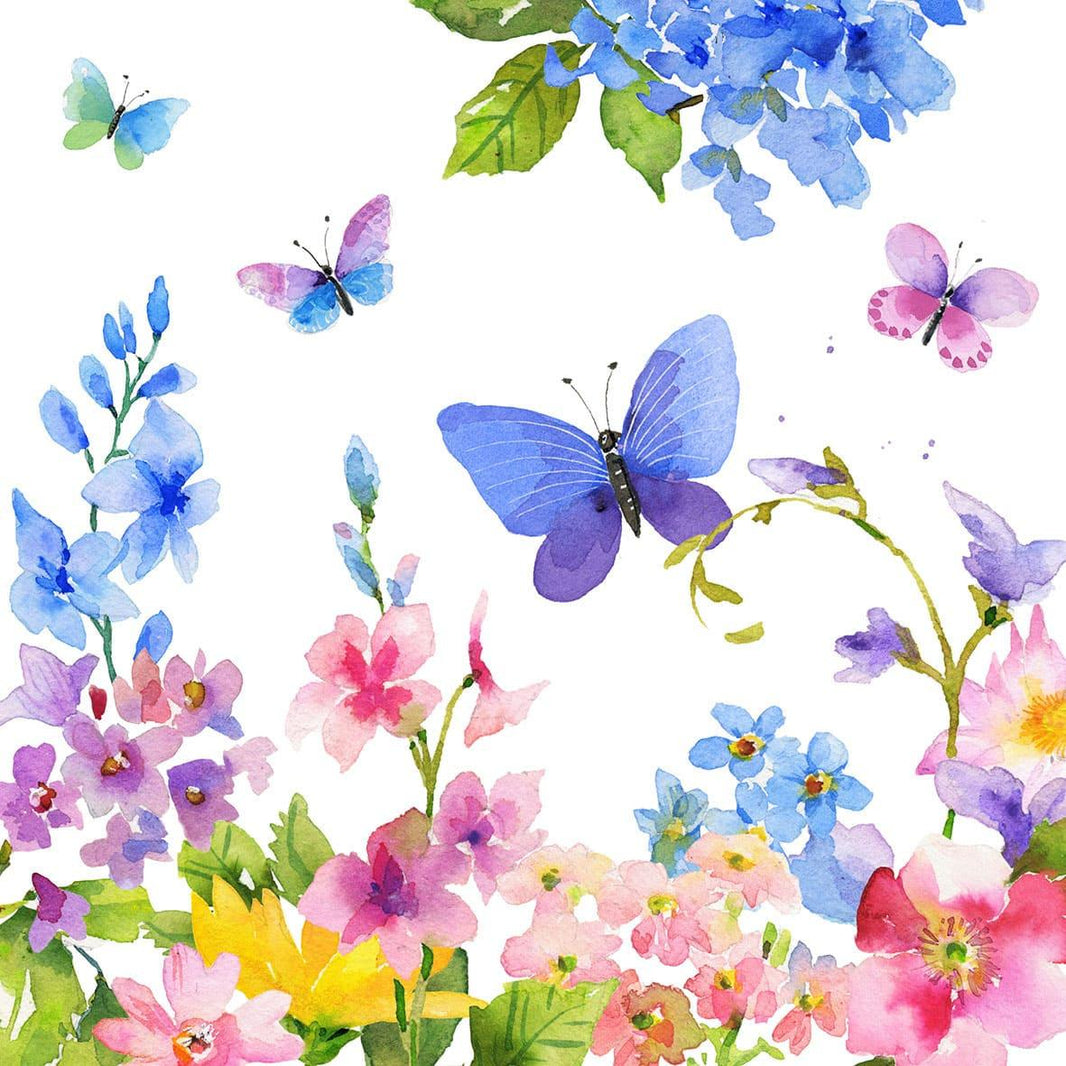 Guardanapo de Papel Decoupage 33x33 Primavera Azul 1333263 - Palácio da Arte