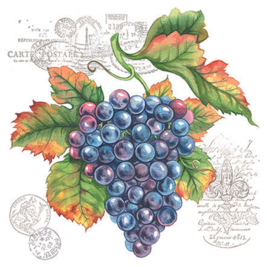 Guardanapo Decoupage Grape Vine 13311100 Ambiente com 2 peças - Palácio da Arte