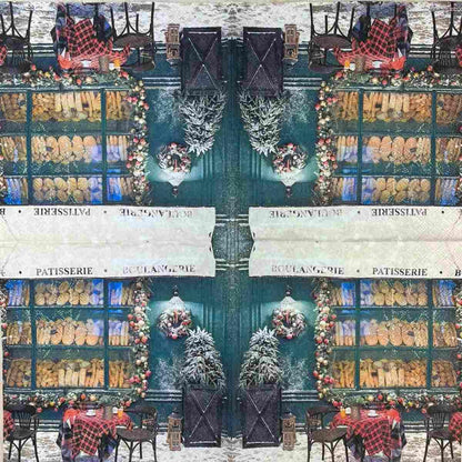 Guardanapo Decoupage Natal Bakery 33317925 Ambiente com 2 peças - Palácio da Arte