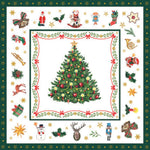 Guardanapo Decoupage Natal Christmas Evergreen White 33314515 Ambiente com 2 peças - Palácio da Arte