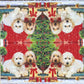 Guardanapo Decoupage Natal Dogs At The Door 33318060 Ambiente com 2 peças - Palácio da Arte