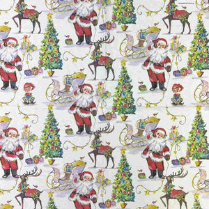 Guardanapo Decoupage Natal Laughing Santa 33317850 Ambiente com 2 peças - Palácio da Arte