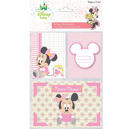 Kit Cartões para Scrap Momentos Disney Baby Minnie KCSMD03 Toke e Crie - Palácio da Arte